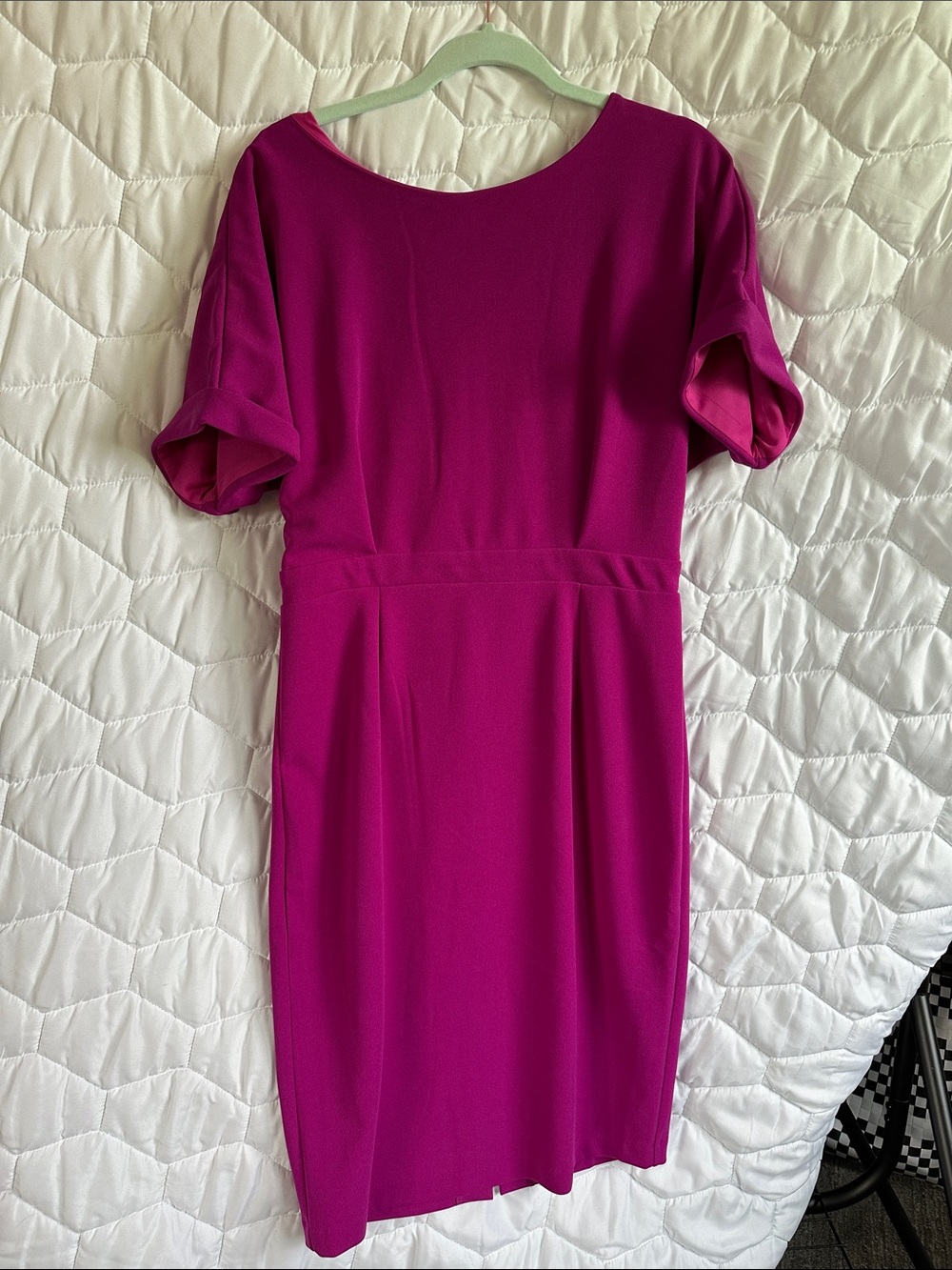 Alexia Admor Fuchsia Midi Sheath Dress